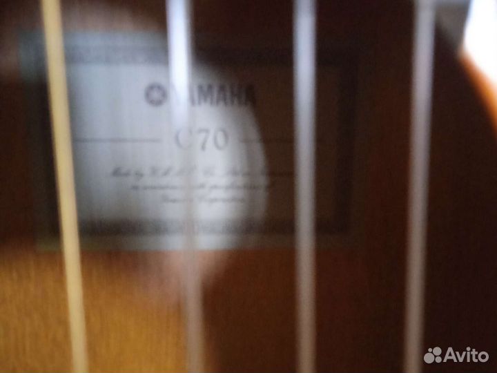 Классическая гитара yamaha c70
