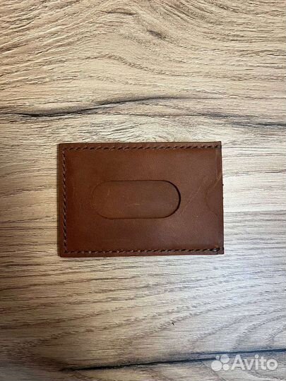 Кожаный картхолдер