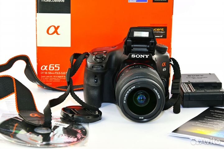 Sony Alpha A65 24.3MP цифрозеркалка Kit DT SAM II