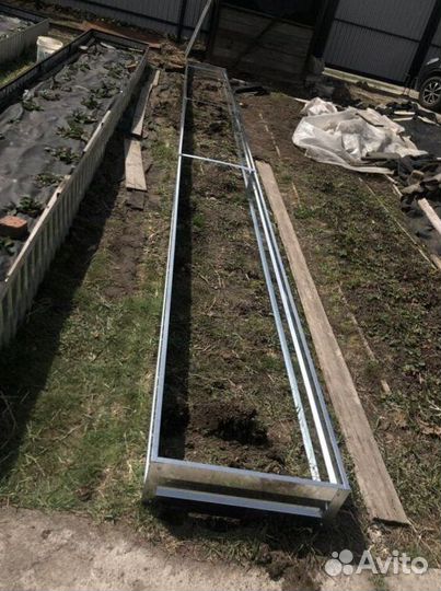 Грядка оцинкованная 1м х 3м х 22см