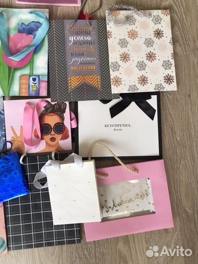 Подарочные пакеты маленькие