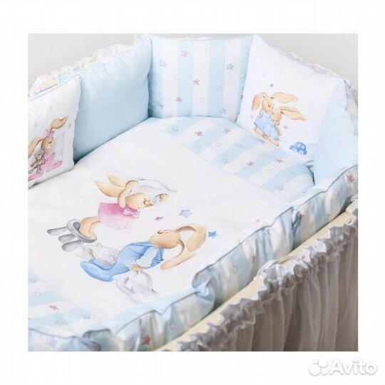 Комплект 6пр Луисы Lappetti 6072 Голубой