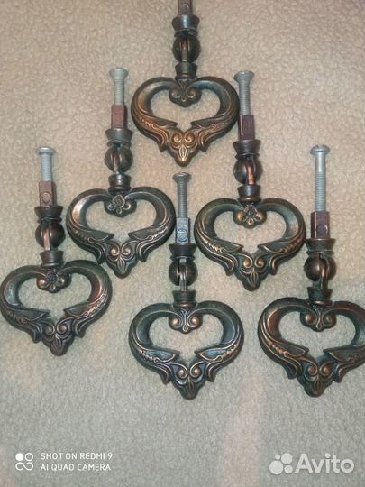 Винтаж набор ручки бу 6 шт