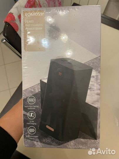 Power bank Romoss Zeus PEA40 40000mah 60000mah нов