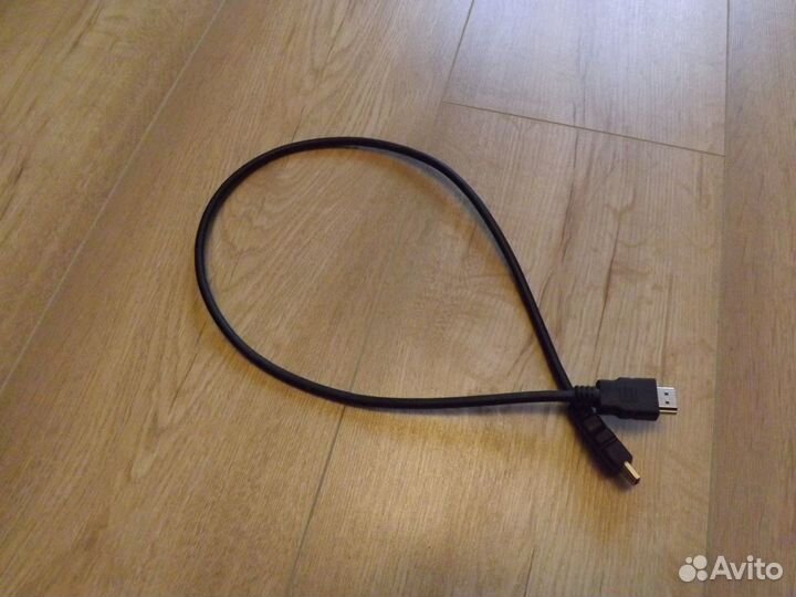 Кабель hdmi 0.6 м.толщ. 5 мм