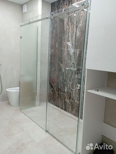 Душевой уголок, дверь в нишу, перегородка