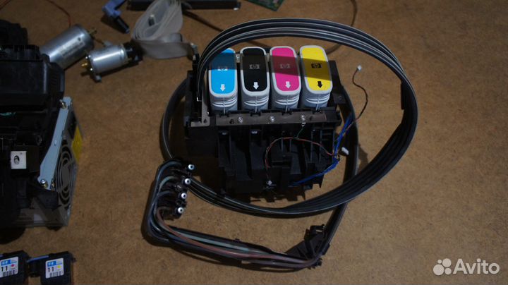 HP DesignJet 500 в разборе детали и узлы бу