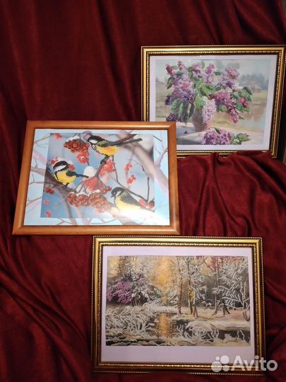 Картины вышитые бисером