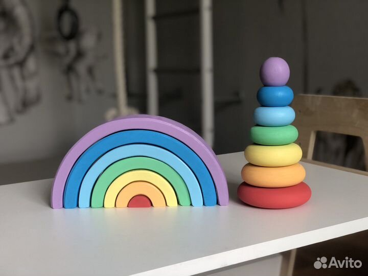 Деревянные игрушки набор