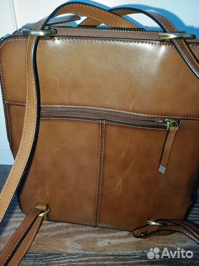Сумка рюкзак женский натуральная кожа