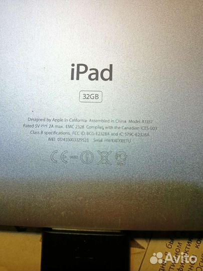 iPad 32 Gb, A1337, с сим на запчасти
