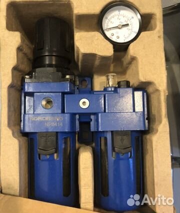 Воздушный фильтр с редуктором и лубрикатором 1/2