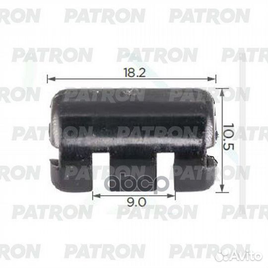 Клипса пластмассовая toyota применяемость: креп