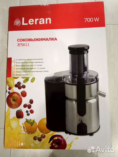 Соковыжималка новая центробежная Leran 700W
