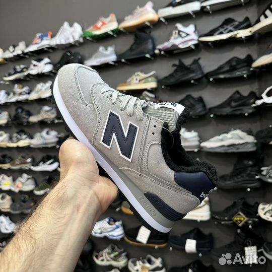 Кроссовки мужские зимние с мехом New balance 574