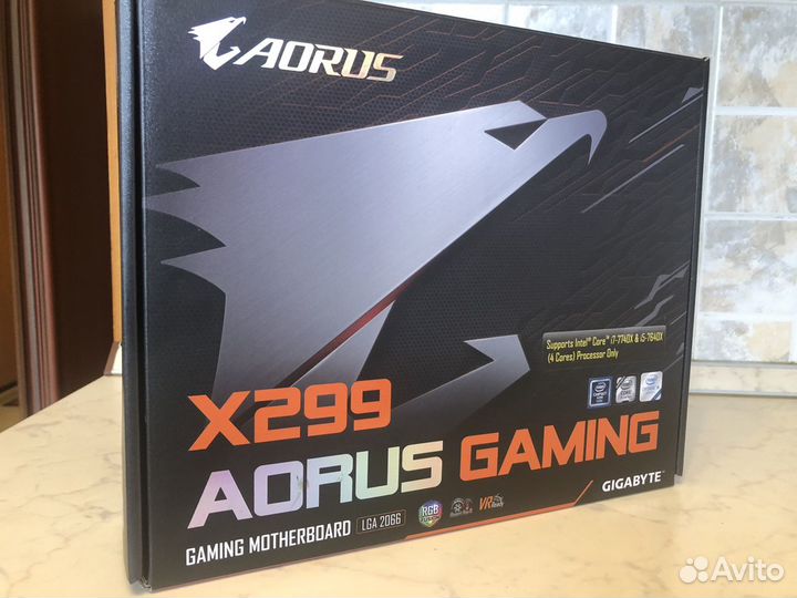 Материнская плата X299 aorus Gaming