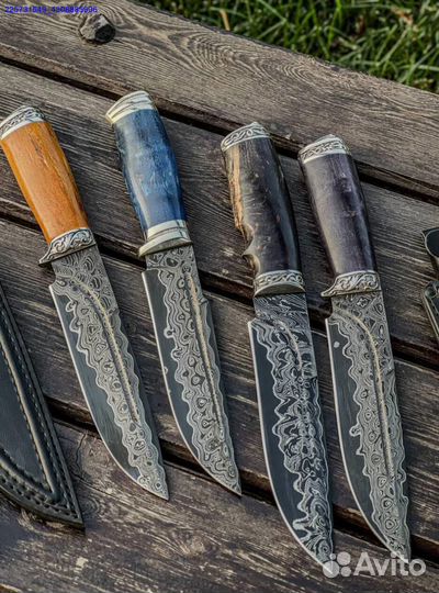 Нож никелированный Дамаск (Арт.47372)