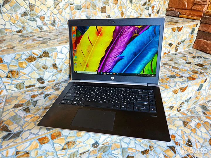 Мощный HP ProBook/IPS экран/8ядер Core i7-8550/SSD