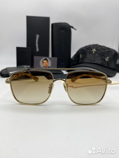 Очки chrome hearts солнцезащитные мужские