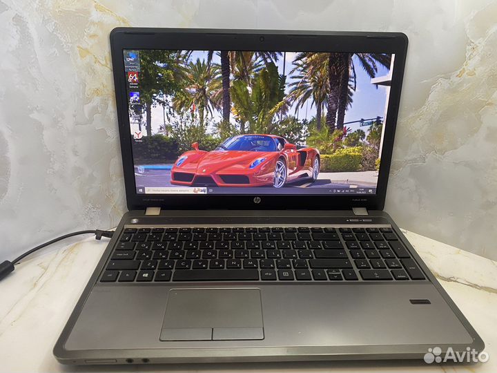 Шустрый ноутбук HP i5/6Gb/SSD+HHD