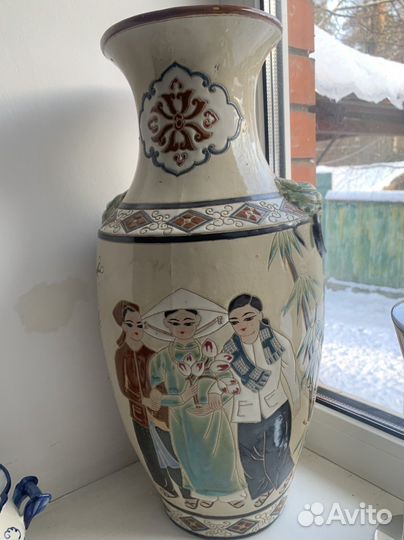 Ваза Китай, фарфор, отличном состоянии 1980 год