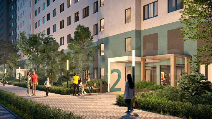 2-к. квартира, 48,7 м², 5/23 эт.