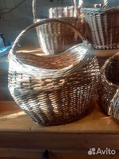 Плетенные корзины для грибов всех видов и формы