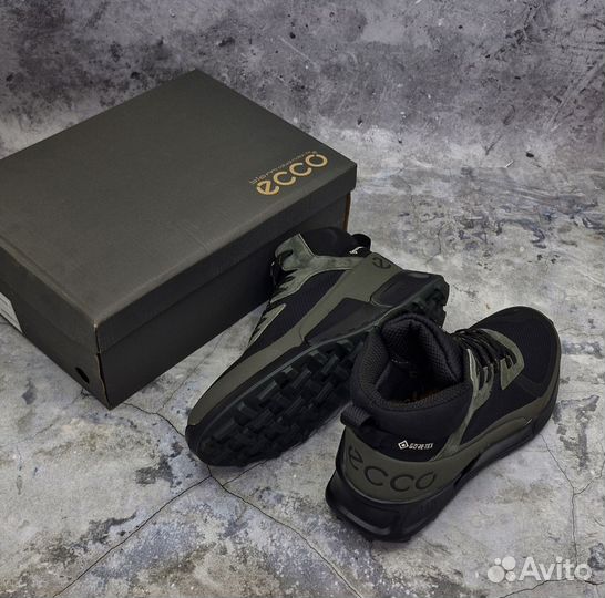 Мужские зимние кроссовки с мехом ecco