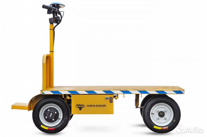 Грузовая электротележка RuTrike плита буксир 1500