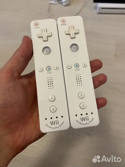 Nintendo wii прошитая комплект с гитарой