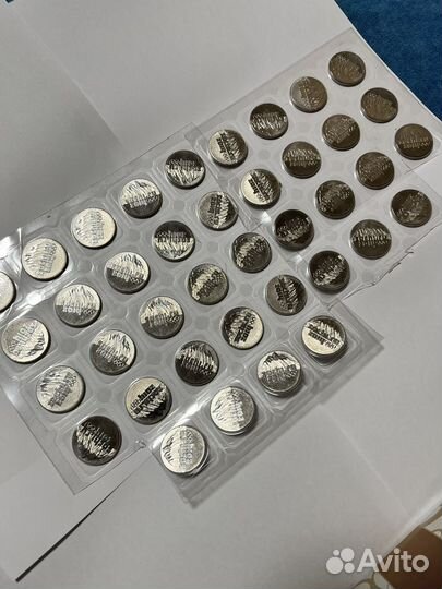 Олимпийские 100 рублей AA 105 банкнот+75 монет