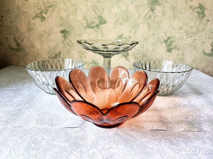 Ваза и большие салатники СССР