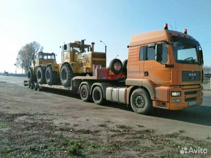 Грузоперевозки негабарита на траллах