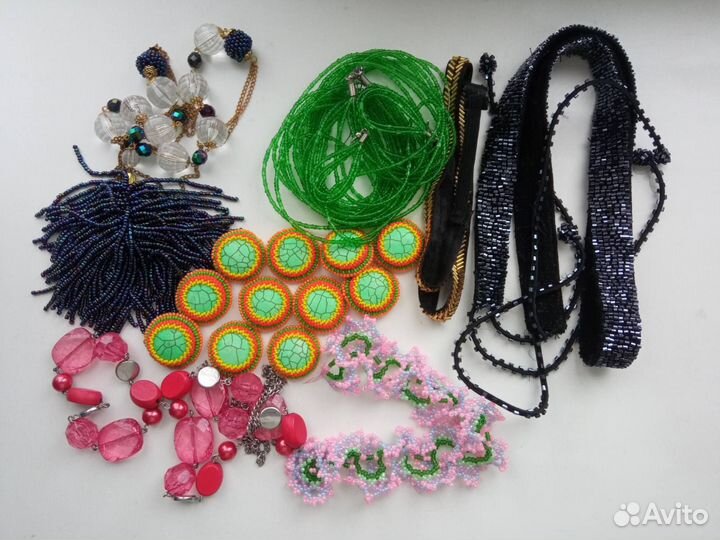 Бисер оптом, бусы, стеклярус, пайетки