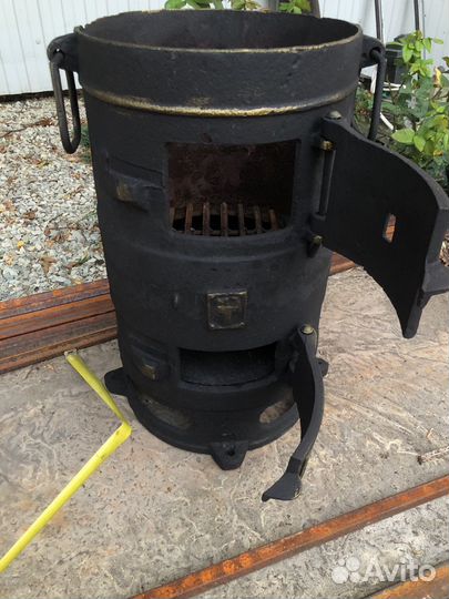 Печь чугунная для казана