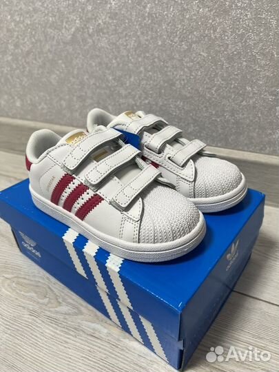 Кроссовки детские adidas superstar для девочки