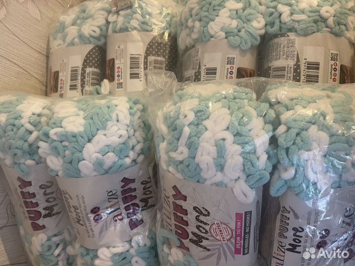 Пряжа Alize puffy more