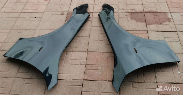 Bmw 5 E60 крыло переднее бу оригинал в цвет swarz