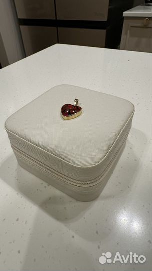 Кулон сердце золото