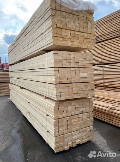 Доска обрезная 25х100х6000мм от производителя