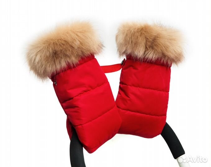 Варежки рукавицы на ручку коляски