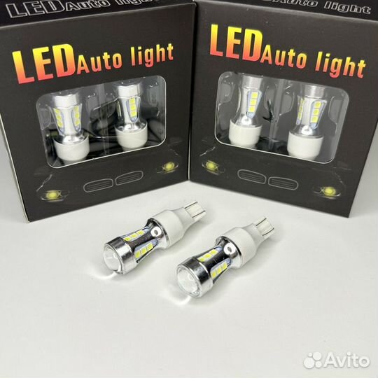 Светодиодные Лампы LED W16W задний ход Т15 LED