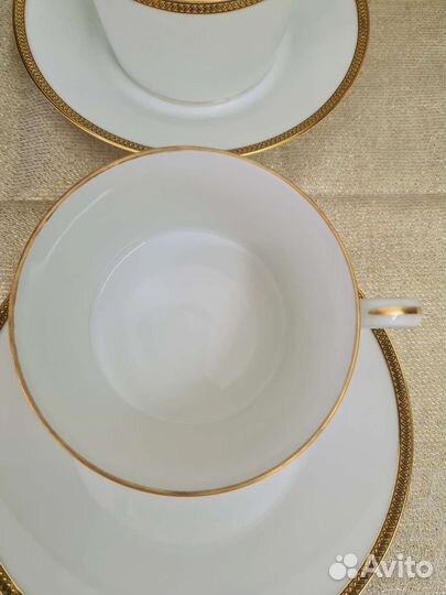 Антиквариат. Чайная пара. Лимож/ Limoges