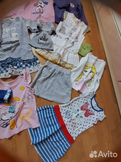 Пакет вещей д/девочки (р-р 98-104)