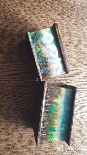 Шкатулка из дерева ручной работы