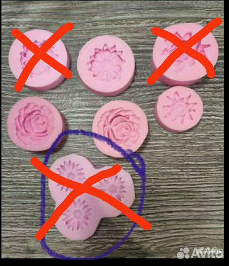 Молды для полимерной глины и мыла