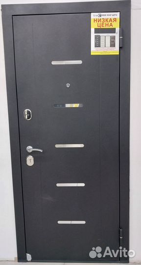 Дверь Гарда 7,5 Муар Лиственница бежевая Царга