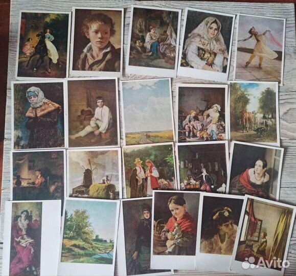 Открытки СССР наборами и россыпью