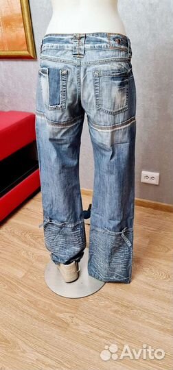 DLF jeanplay, оригинал; джинсы легкие новые 44-46
