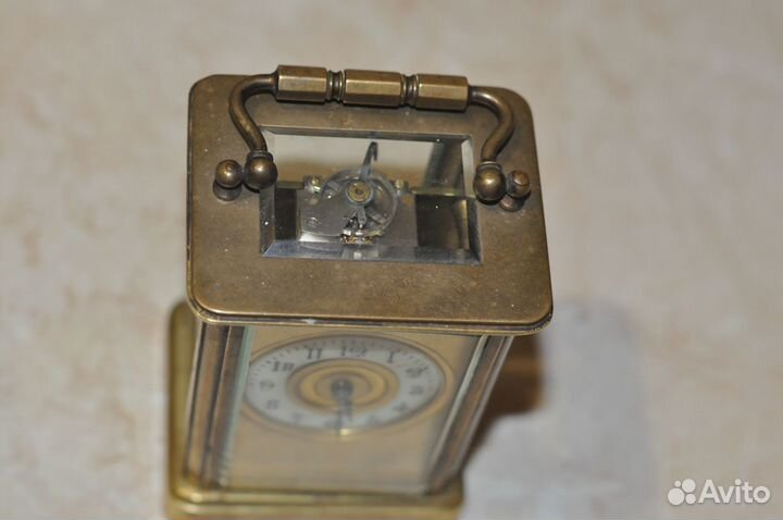 Старинные английские каретные часы